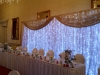 LED Head Table Backdrop & Birdcage Centerpieces